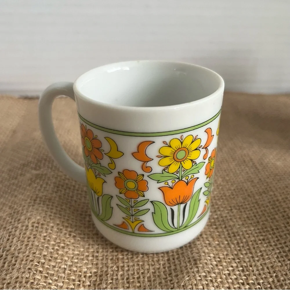 Vintage Stylecraft espresso mugs from Japan 1970s four